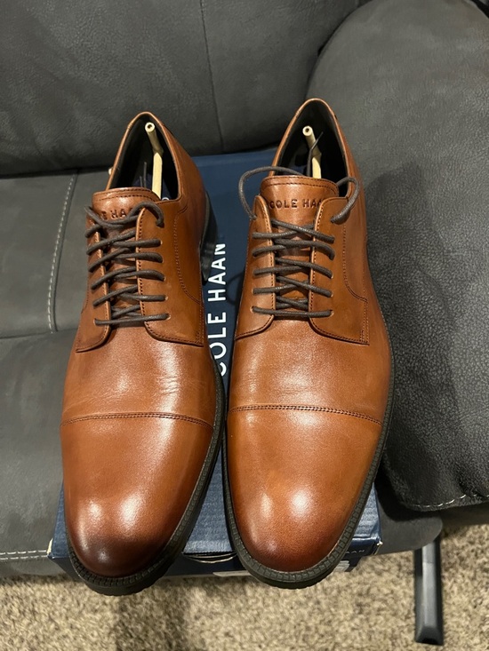 Cole Haan Men’s Cap-Toe Oxford in Brown Leather main image 9